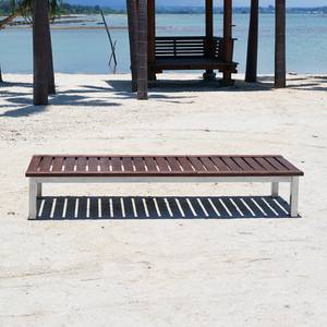 Bain de soleil Teak Line Vari Teck massif / Acier inoxydable