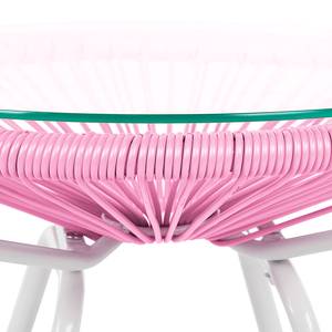 Gartenmöbelset Copacabana (3-teilig) Kunststoff - Pink