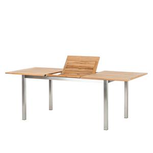 Set de jardin Teak Line Vari Acier / Teck - Gris argenté / Marron