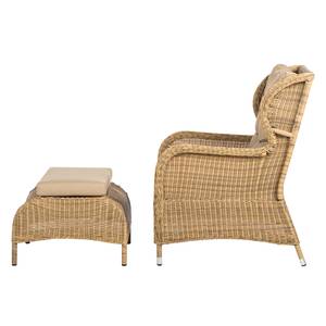 Gartenstuhl Calla Millor (2-teilig) Lloyd Loom- Braun-Beige