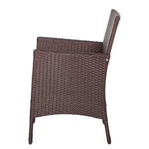 Gartensitzgruppe Bellariva (4-teilig) Polyrattan Braun