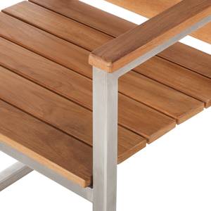 Sedia da giardino Teakline Exklusiv I set da 2 - Legno massello di teak/Acciaio inox