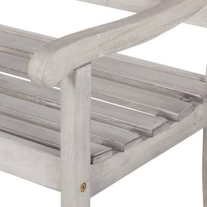 Banc de jardin Eternal Acacia massif - Gris - Largeur : 128 cm