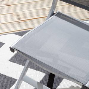 Chaise de jardin Friends III Aluminium / Fibres synthétiques - Aluminium / Anthracite