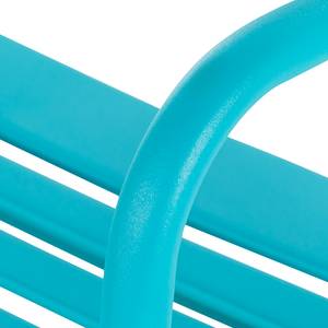 Tuinstoelen Jovy (2-delige set) turquoise metaal