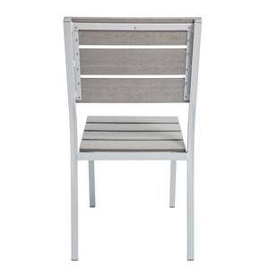 Ensemble de jardin Kudo III Polywood / Aluminium - Gris