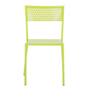 Chaises de jardin Pini III (lot de 2) Métal vert clair