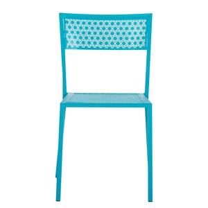 Chaises de jardin Pini II (lot de 2) Métal turquoise