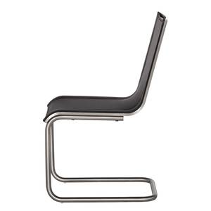 Chaises de jardin T-Line IV (lot de 2) Métal / Textilène noir