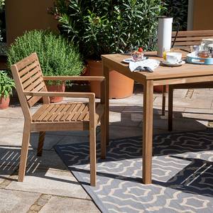 Chaise de jardin Teak Line Linaria Bois - Marron