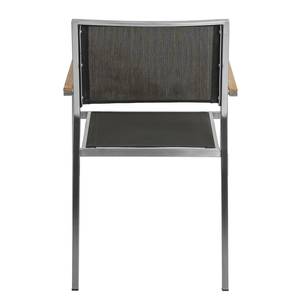 Set di 2 sedie da giardino Teakline Pr. Textilene/Acciaio Inossidabile
