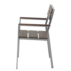 Tuinstoelen Teakline Premium II (2-delige set) - massief teakhout/roestvrij staal