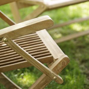 Tuinstoelen Teakline Classic (2-delige set) - massief teakhout