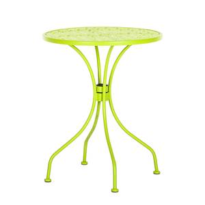 Table de jardin Fleury Métal vert pastel