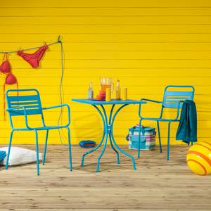 Tuintafel Jovy turquoise metaal