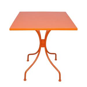 Tuintafel Jovy oranje metaal