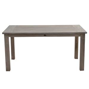 Gartentisch Klare Kante I Teak massiv - 160 x 90 cm