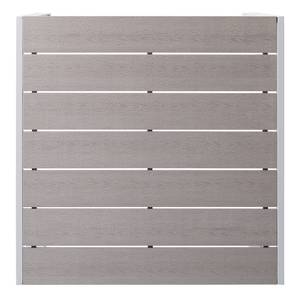 Table de jardin Kudo II Polywood / Aluminium - Gris / Gris platine