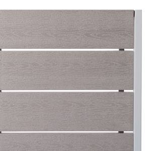 Tuintafel Kudo II polywood/aluminium - grijs/platinagrijs