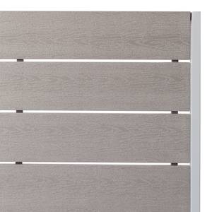 Gartentisch Kudo III Polywood / Aluminium - Grau - 150 x 90 cm