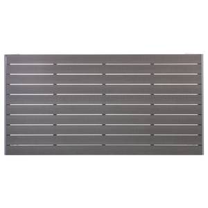 Tuintafel Kudo III polywood/aluminium - grijs/platinagrijs - 200x100cm