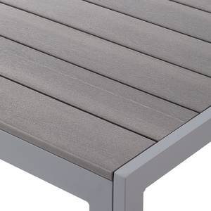 Tuintafel Kudo III polywood/aluminium - grijs/platinagrijs - 200x100cm