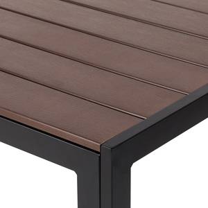 Gartentisch Montego Polywood / Aluminium - Braun / Schwarz - Breite: 150 cm