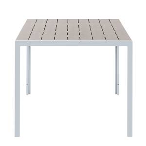 Gartentisch Montego Polywood / Aluminium - Lichtgrau - Breite: 150 cm