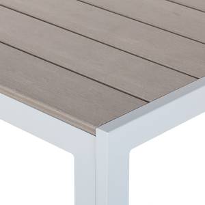 Gartentisch Montego Polywood / Aluminium - Lichtgrau - Breite: 150 cm