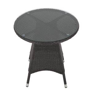 Table de jardin Paradise Lounge I Polyrotin gris