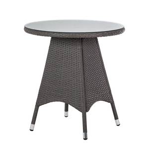 Table de jardin Paradise Lounge I Polyrotin gris