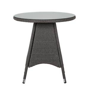 Table de jardin Paradise Lounge I Polyrotin gris