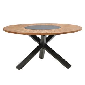 Table de jardin Tobago Garden Teck massif / Aluminium - Anthracite