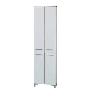 Armoire Gela 4 portes - Blanc brillant / Blanc