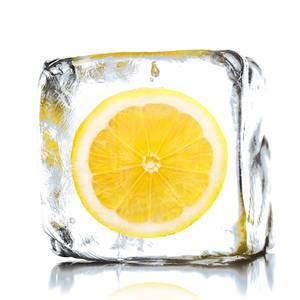 Immagine con vetro Lemon Ice 30x30