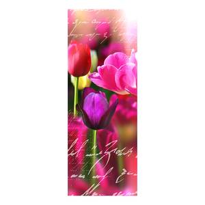 Print achter glas Pink Mood II 80x30cm Glas - 80 x 30 x 0.5 cm