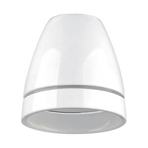 Glasschirm M6 Licht / Mini Durchsichtig - Weiß - Glas - Höhe: 7 cm