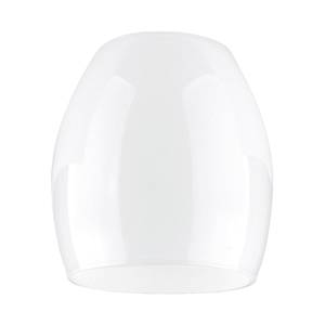 Glazen lampenkap M6 lamp/mini - Wit - Glas - Hoogte: 7 cm