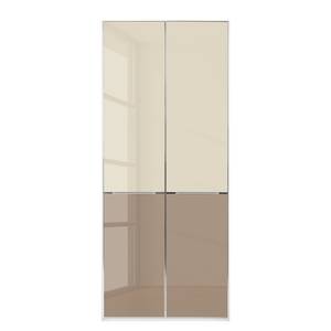 Anbauelement Chicago II Glas Magnolie / Glas Sahara - Höhe: 236 cm