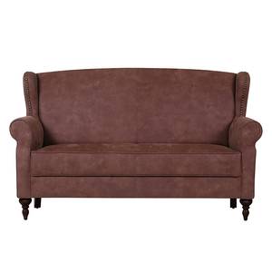 Canapé Cosimo I (3 places) Microfibre marron - Marron