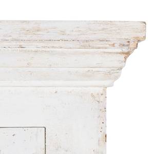 Vitrinenschrank Bansari Mango teilmassiv - White Washed