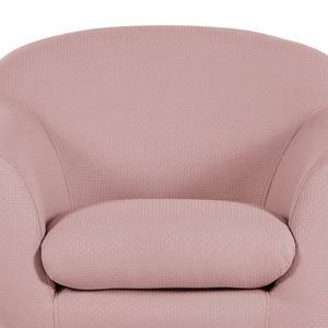 Fauteuil Villy Tissu structuré Mauve