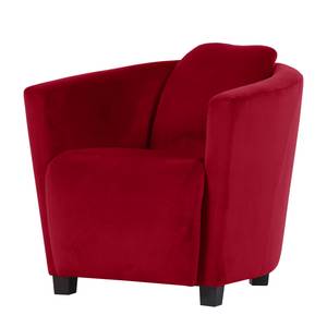 Fauteuil Ludes Microfibre Rouge cerise