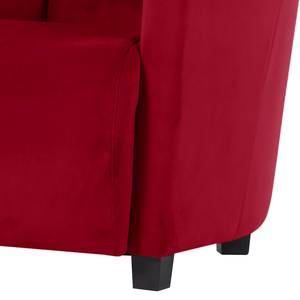 Fauteuil Ludes Microfibre Rouge cerise