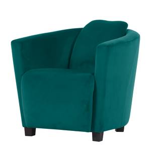 Fauteuil Ludes Microfibre Bleu pétrole