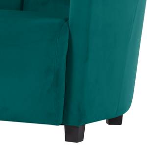 Fauteuil Ludes Microfibre Bleu pétrole