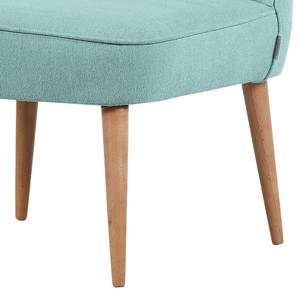 Fauteuil Lardy vlakweefsel - Pastelblauw