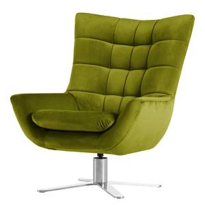 Sessel Chassy Microfaser Avocado - Ohne Hocker