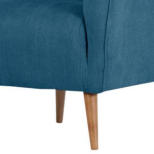 Oorfauteuil Raze vlakweefsel - Marineblauw