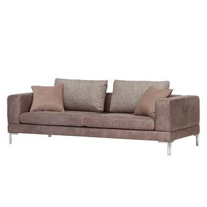 Sofa Bruna (3-Sitzer) Webstoff Braun